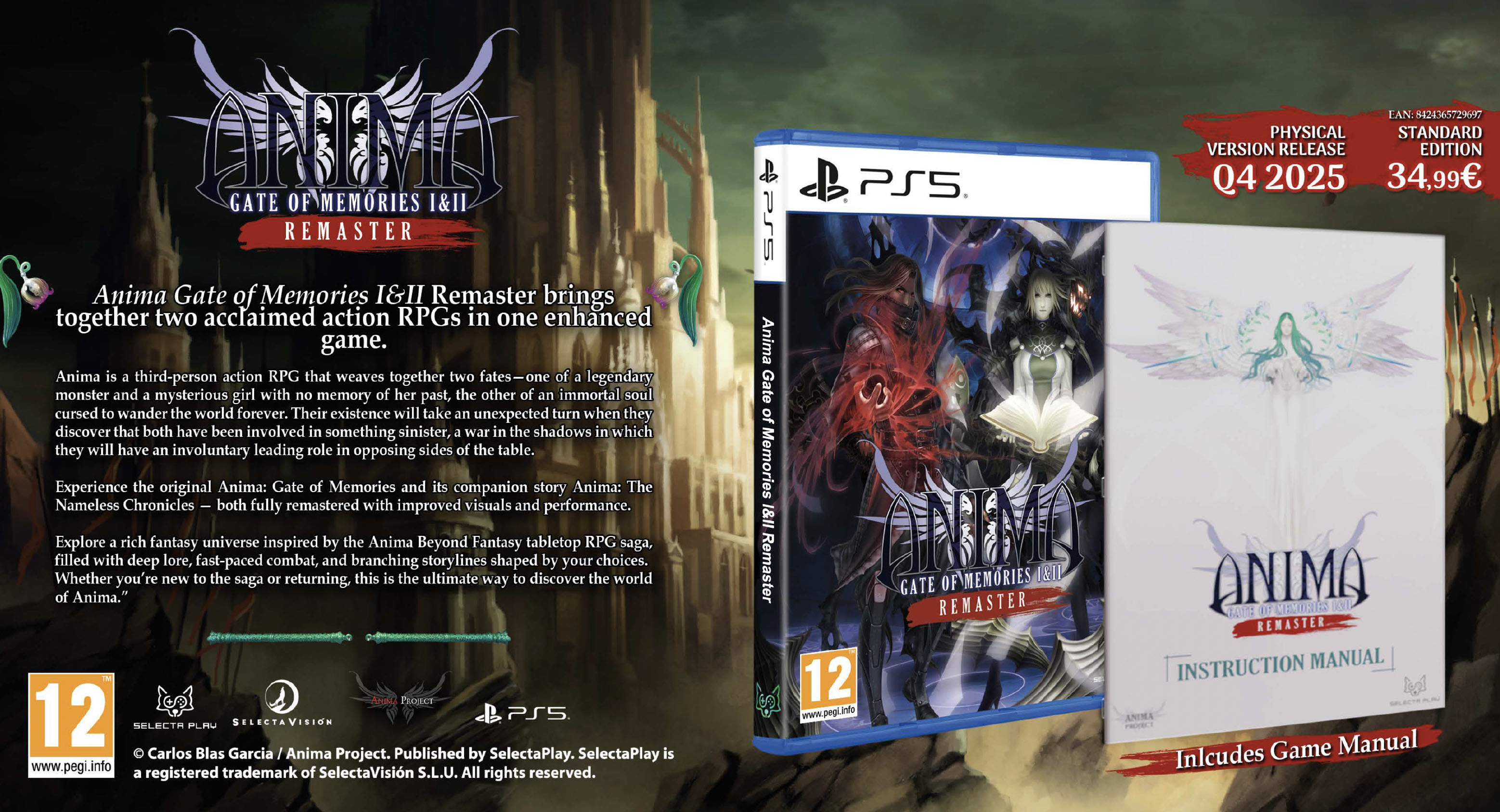 ANIMA GATE OF MEMORIES I&II REMASTER