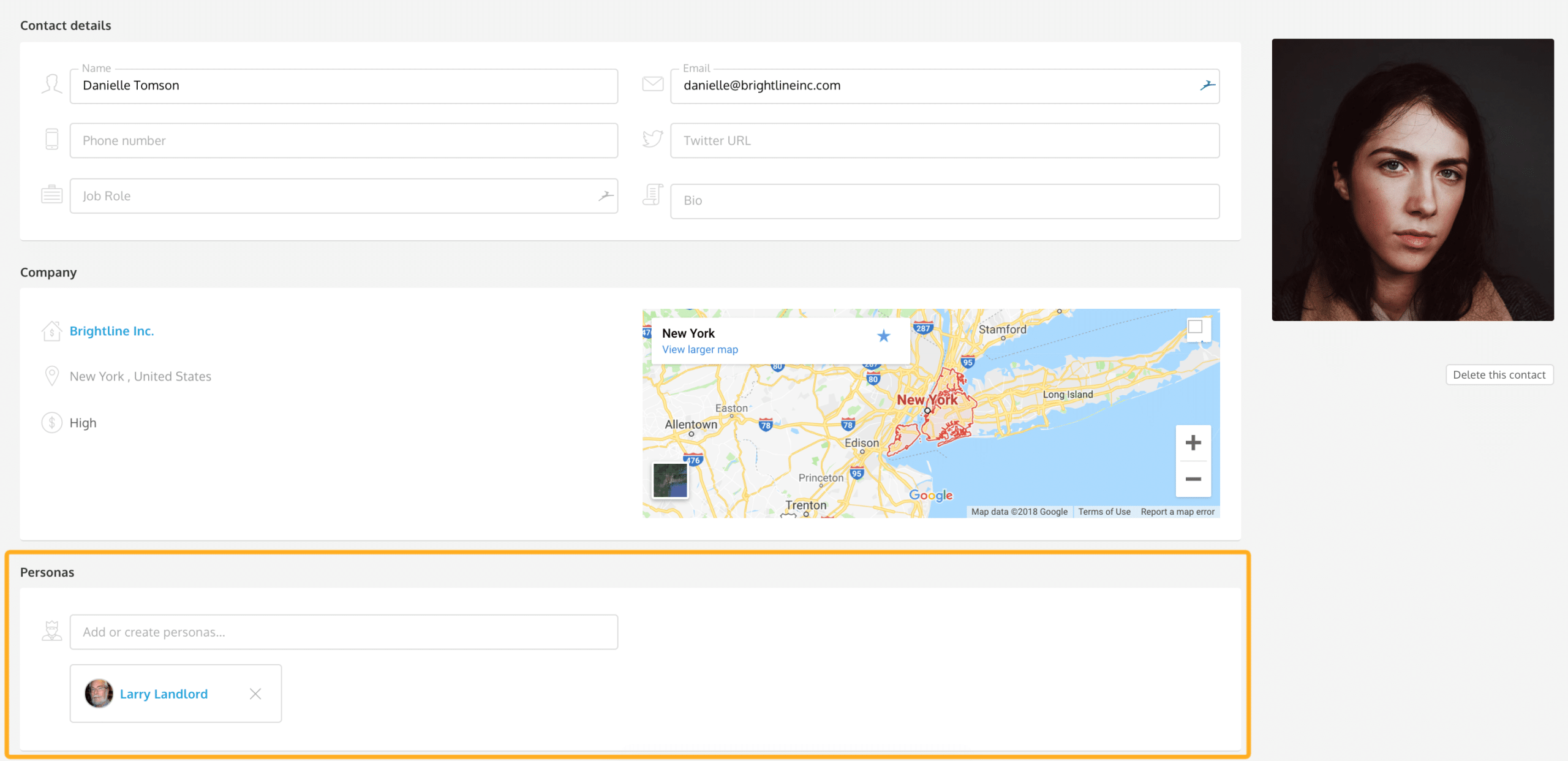 Segmenting your data by persona type