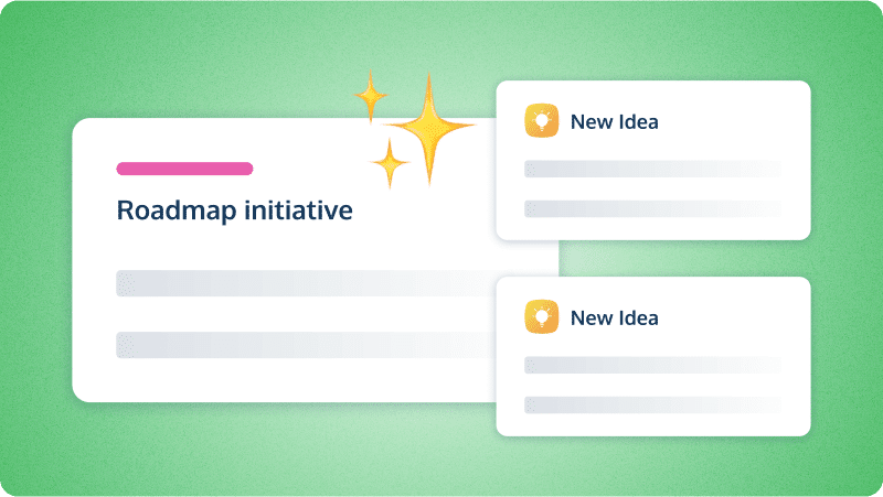 ProdPad AI generating new ideas for your roadmap initiatives