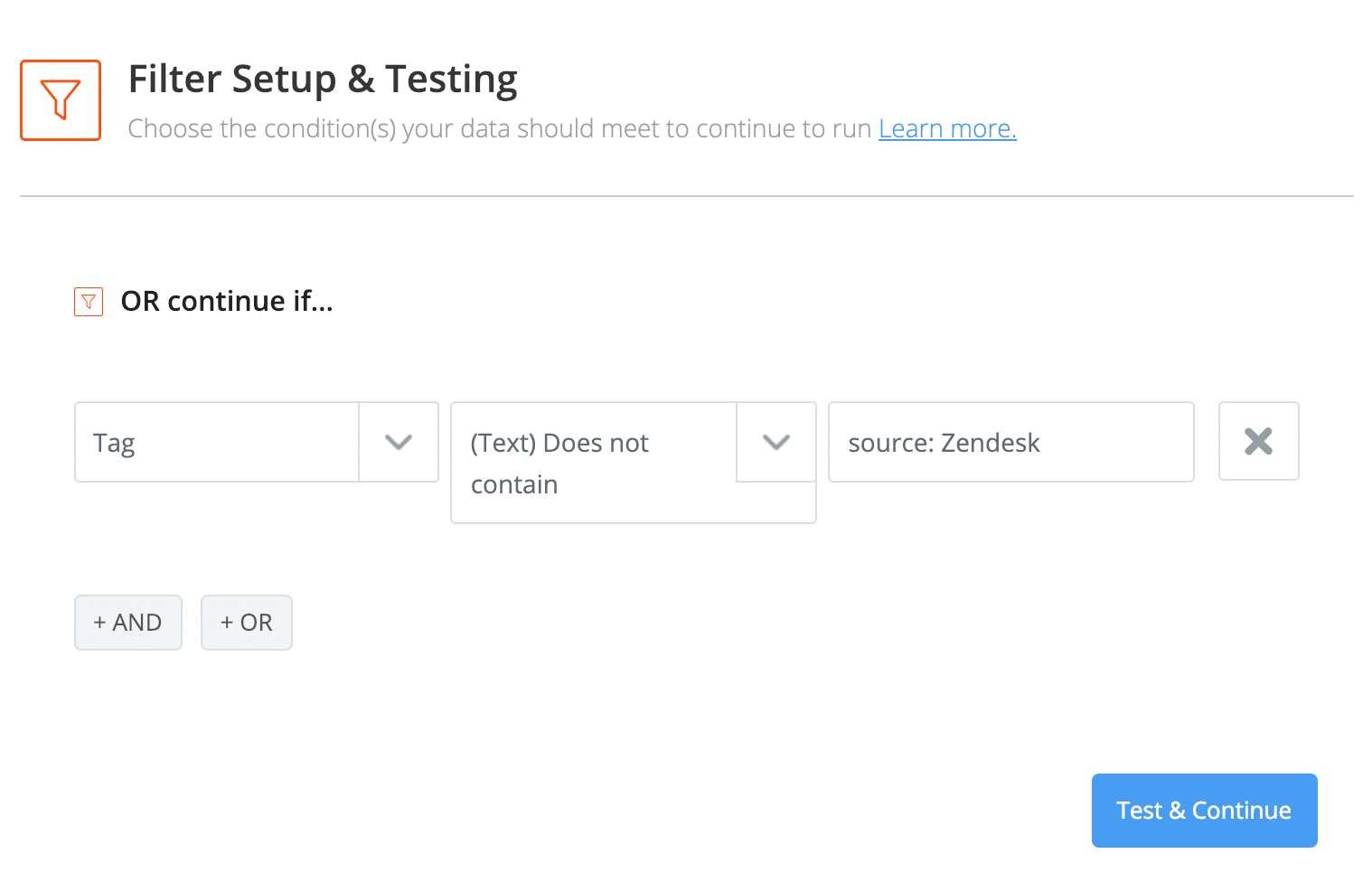 filter testing