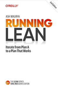 Cover of Running Lean by Ash Maurya, a contender for the best book on lean product development.