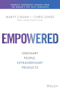 Cover of Empowered by TMart Cagan, a contender for the best book on lean product development.